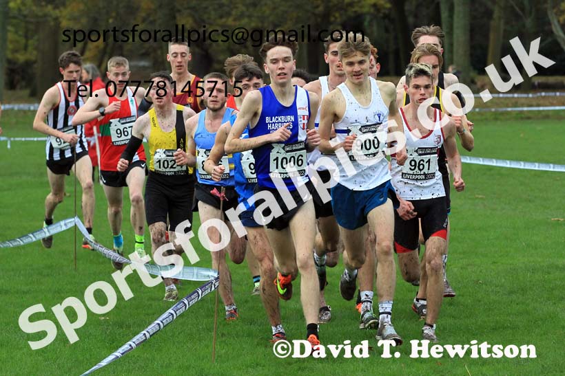 Junior Men, 2022 British Athletics Cross Challenge, Sefton Park, Liverpool.  Photo: David T. Hewitson/Sports for All Pics